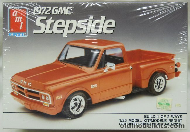 AMT 1/25 1972 Chevrolet GMC Stepside Pickup Truck - Stock or Custom, 6081 plastic model kit